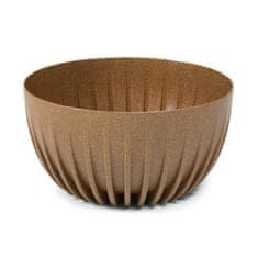 ModernHome Kvetináč Stripped ECO wood prírodné drevo 24xh14 cm