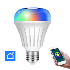 BOT  Inteligentná žiarovka LED RGB s funkciou hviezdneho projektora a hudobným režimom WiFi 600lm / 5W