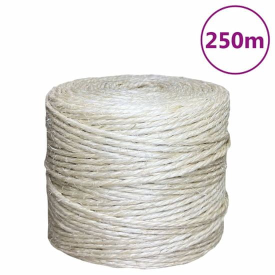 shumee Lano 100% sisal 8 mm 250 m