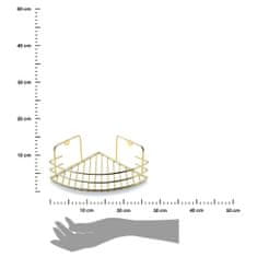 ModernHome Kúpeľňová polica Carl Gold