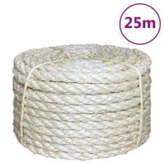 Vidaxl Lano, 100% sisal 10 mm, 25 m