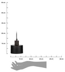 ModernHome Závesné svietidlo BerlinStil 12 cm čierne