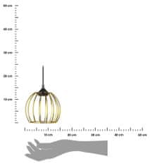 ModernHome New York Bubble 16cm zlatá závesná lampa