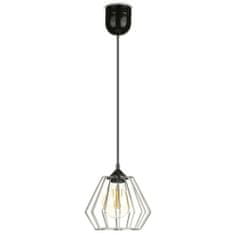 ModernHome WarsawLoft závesná lampa 13 cm strieborná