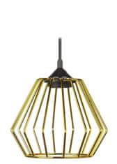 ModernHome WarsawLoft závesná lampa 13 cm zlatá