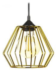 ModernHome WarsawLoft závesná lampa 13 cm zlatá