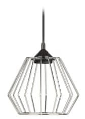 ModernHome WarsawLoft závesná lampa 13 cm strieborná