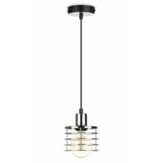 ModernHome Závesná lampa LondonStyle 12 cm strieborná