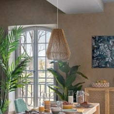 ModernHome Prírodná závesná lampa Palm 34 cm