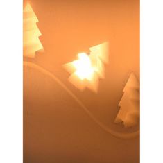 ModernHome Vianočný stromček viedol sviečka 10 cm