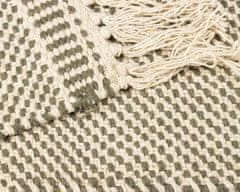 ModernHome Pletený koberec s strapcami 60 x 90 cm