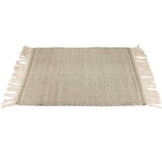 ModernHome Pletený koberec s strapcami 60 x 90 cm