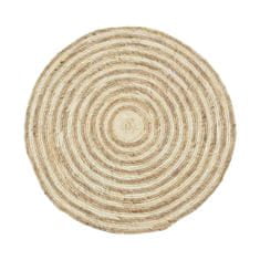 ModernHome Pletený okrúhly koberec 78 cm