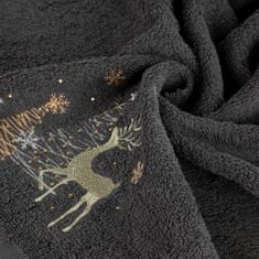 ModernHome Vianočný uterák SANTA/20 50x90 oceľ