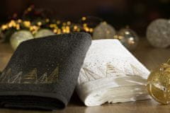 ModernHome Vianočný uterák SANTA/21 50x90 oceľ