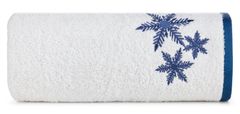 ModernHome Vianočný uterák CAROL/01 50x90 biely