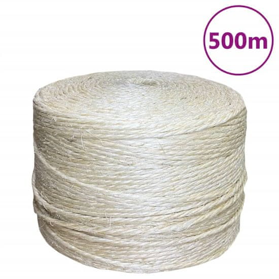 shumee Lano 100% sisal 4 mm 500 m