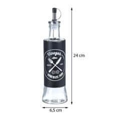 ModernHome Sklenená fľaša na olej a ocot 2x300 ml