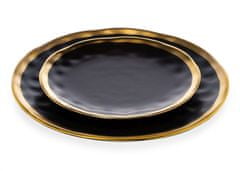 ModernHome Lissa Black Gold 20 cm tanier