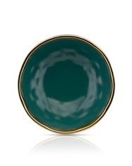 ModernHome Lissa Green Gold hlboký tanier 20 cm