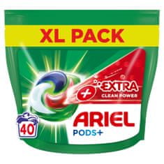 Ariel + kapsuly na pranie Extra Clean 40 ks