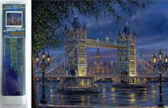 Norimpex Diamantové maľovanie Nočná Tower Bridge 30x40cm