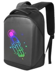 SEFIS Cool-2 batoh s programovateľným LED displejom - čierny