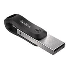 SanDisk iXpand Flash Drive Go/256GB/USB 3.0/Lightning + USB-A/Čierna