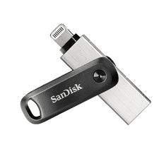 SanDisk iXpand Flash Drive Go/256GB/USB 3.0/Lightning + USB-A/Čierna