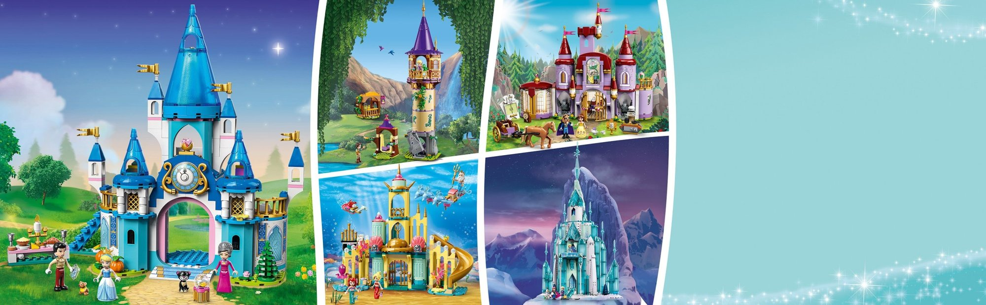 LEGO Disney Princess 43206 Zámok Popolušky a krásneho princa