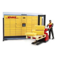 BRUDER BWORLD Zásielkovňa DHL s príslušenstvom