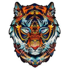 MPK TOYS DREVENÉ FAREBNÉ PUZZLE - Mocný Tiger