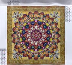 Norimpex Diamantové maľovanie 7D Zlatá mandala 30x30cm