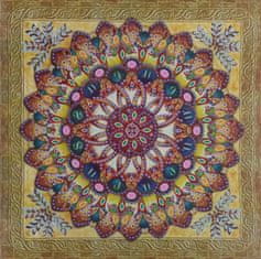 Norimpex Diamantové maľovanie 7D Zlatá mandala 30x30cm