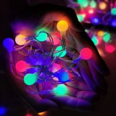 Modee Lighting LED vianočná reťaz 100 LED 10m multicolor
