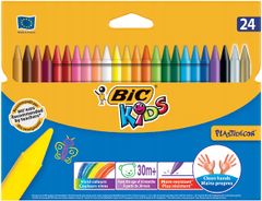 Bic Pastelky na sviečky Plastidecor 24 farieb Plastidecor