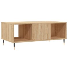 Vidaxl Konferenčný stolík dub sonoma 90x50x36,5 cm spracované drevo