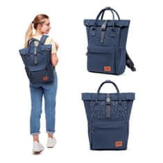 Kinderkraft backpack MOONPACK CONFETTI DENIM