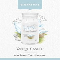 Yankee Candle Vonná sviečka Signature in glass large Clean Cotton 567 g
