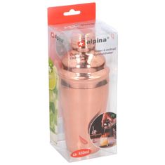 Alpina Shaker na koktaily nerez oceľ 550 ml rosegold