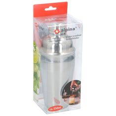 Alpina Shaker na koktaily nerez oceľ 550 ml striebornáED-249589stri