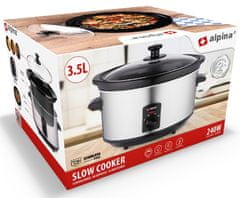 Alpina Pomalý hrniec Slow Cooker 3,5 l 240WED-218170