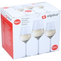 Alpina Pohár na víno 370 ml sada 6 ks