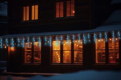 Aga Vianočný svetelný záves 300 LED Modrá