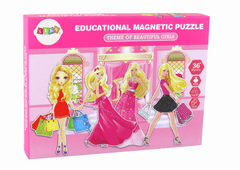 Mamido Vzdelávacie magnetické puzzle bábiky