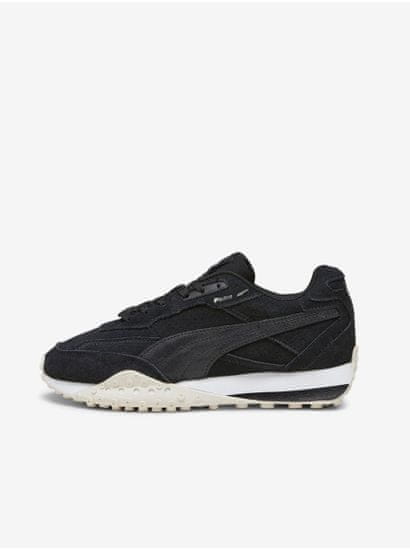 Puma Čierne dámske semišové tenisky Puma Blktop Rider Femme