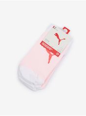 Puma Súprava dvoch párov dámskych ponožiek vo svetlo ružovej farbe Puma Cat Logo 39-42