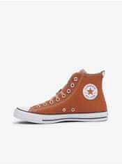 Converse Hnedé kožené členkové tenisky Converse Chuck Taylor All Star Tectuff 43