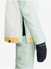 ROXY Zeleno-krémová dámska zimná bunda Roxy Shelter S