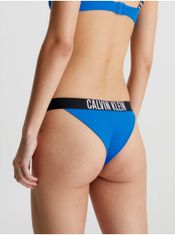 Calvin Klein Modrý dámsky spodný diel plaviek Calvin Klein Underwear XS